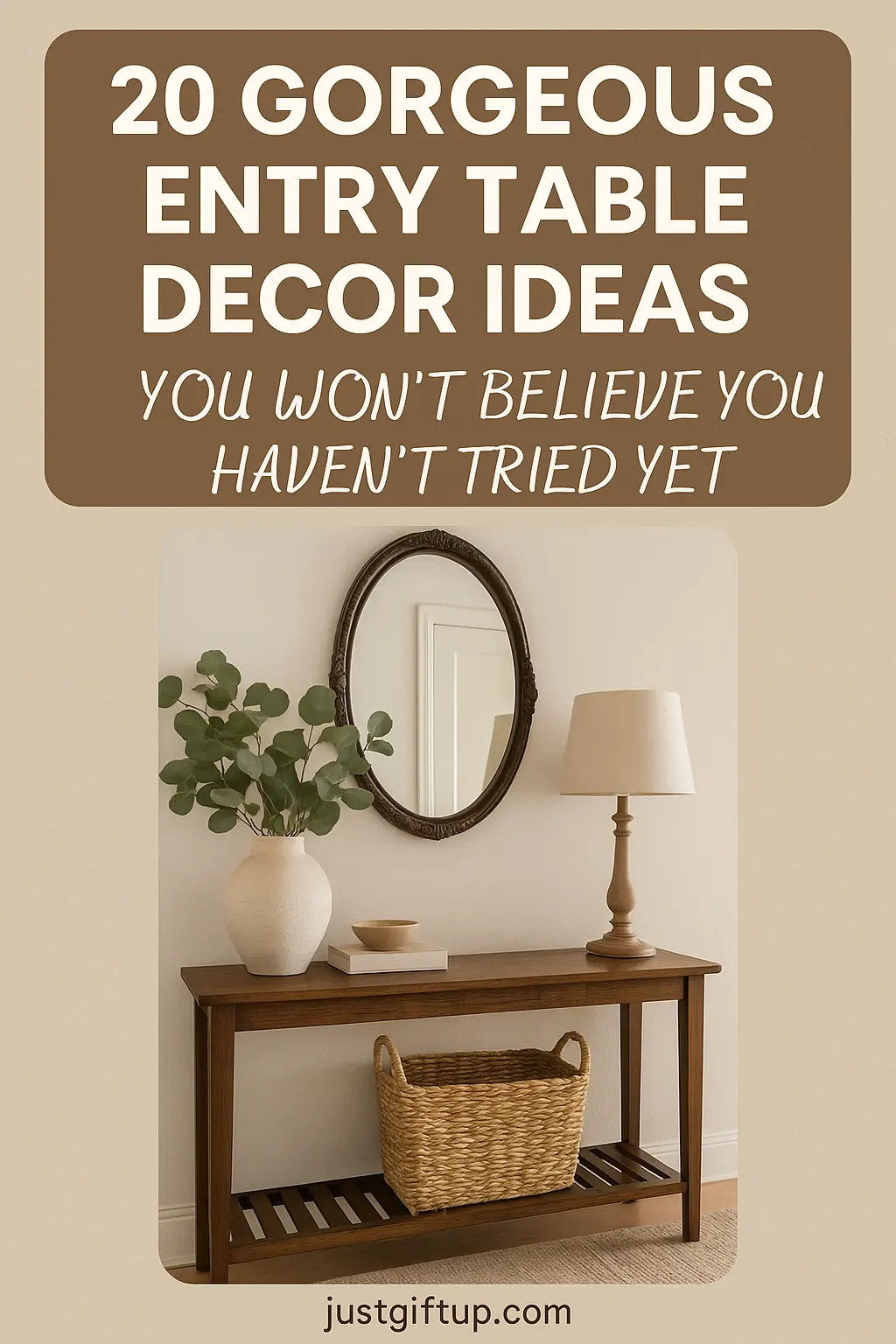 Entry Table Decor Ideas