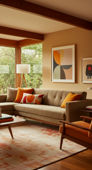 15 Mid Century Modern Living Room Decor Tips That’ll Make You Feel Like You’re in a Magazine!