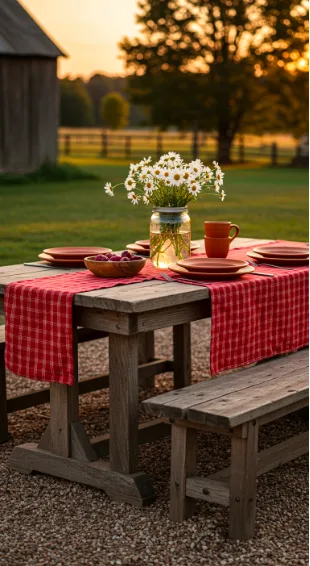 Outdoor Table Decor Ideas