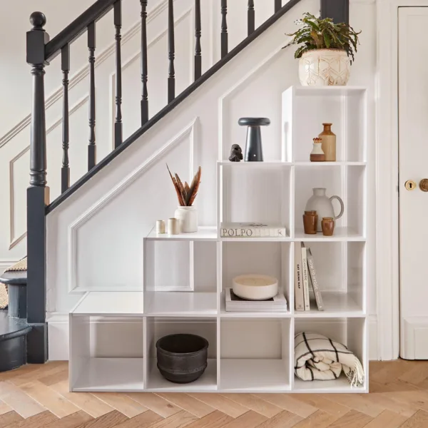 10 Cube Storage Shelf Unit White