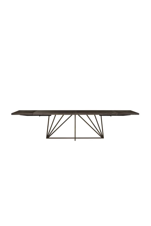 Dark Chocolate Oak Round Dining Table L | Andrew Martin Emerson