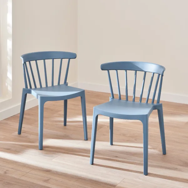 Agatha Blue Dining Chairs - Set of 2