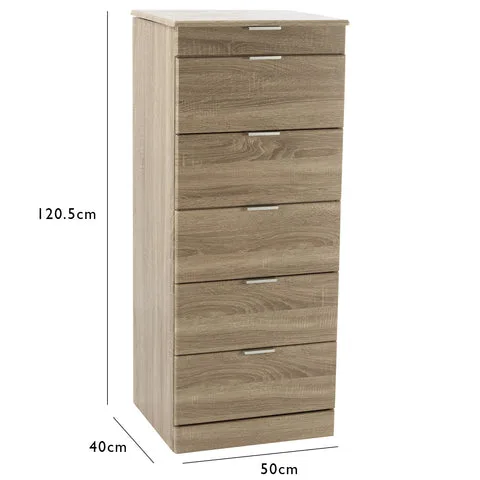 Ayla tallboy - light oak - Laura James