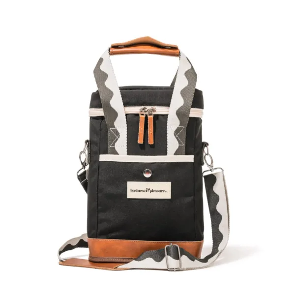 The Wine Cooler Tote Bag - Rivie Black