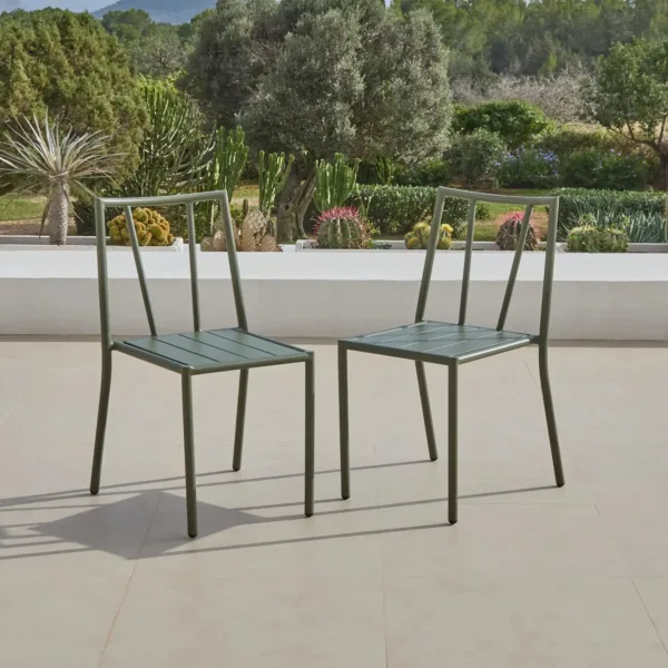 Wilder Olive Green Dining Chairs - Set of 2