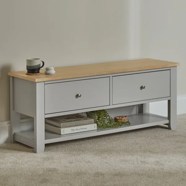 Outlet - Chatsworth Linen Grey TV Unit