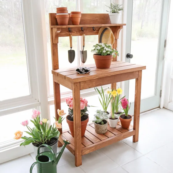 DIY Potting Bench Build Plans
