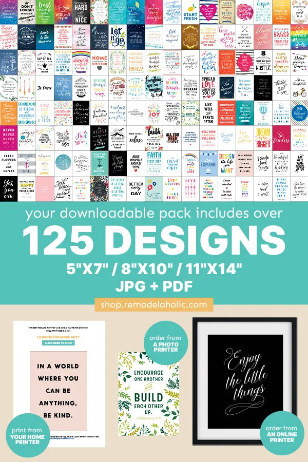 Gallery Wall Printable Art Pack MEGA BUNDLE