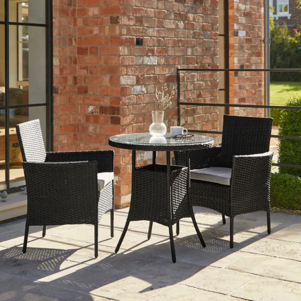 Outlet - Kemble Bistro Table - Black