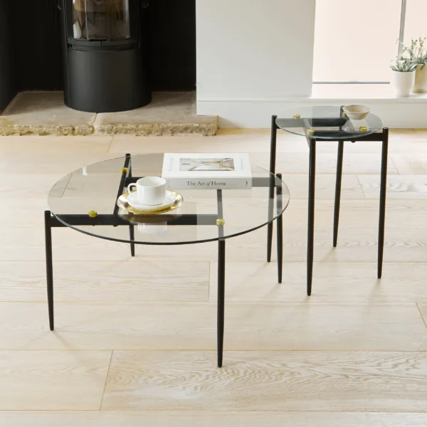 Oscar Nesting Coffee Table - Matte Black