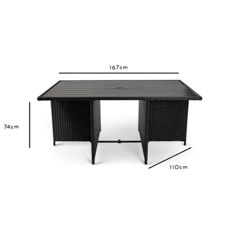 !0 Seater Cube Dining Table - Laura James