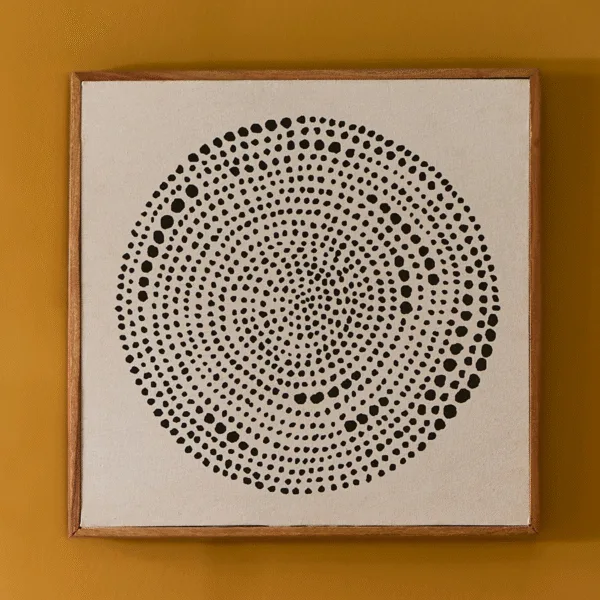 Outlet - Umari 50x50cm Wall Art - Circle Print on Cotton - II