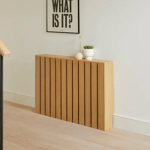 Outlet - Willow Medium Radiator Cover - Pale Oak