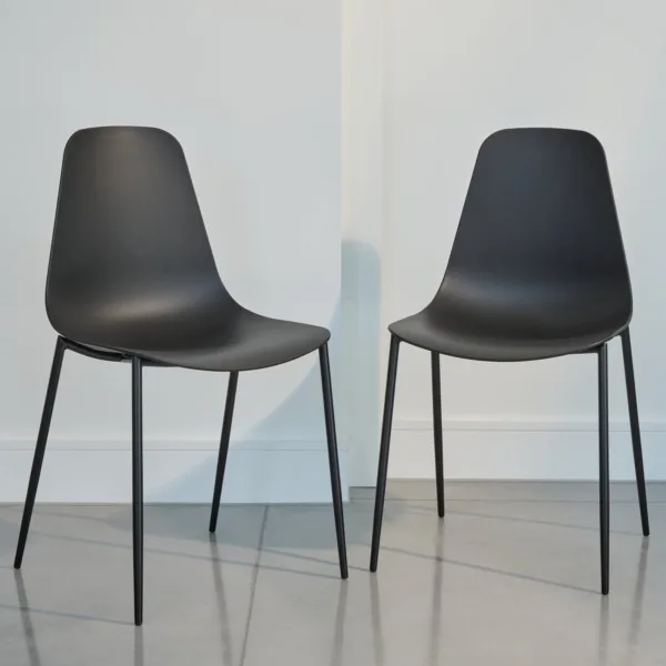 Wren Black Dining Chairs - Set of 2