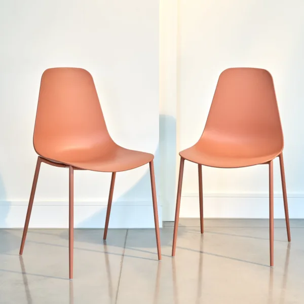 Wren Burnt Orange Dining Chairs - Set of 2