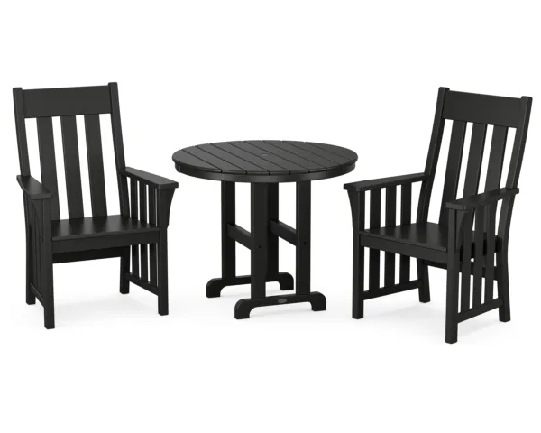 Martha Stewart by POLYWOOD Acadia 3-Piece Farmhouse Dining Set