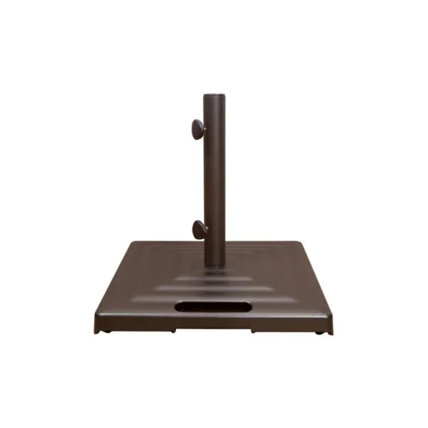 Monaco Square Umbrella Base with Wheels - Bronze