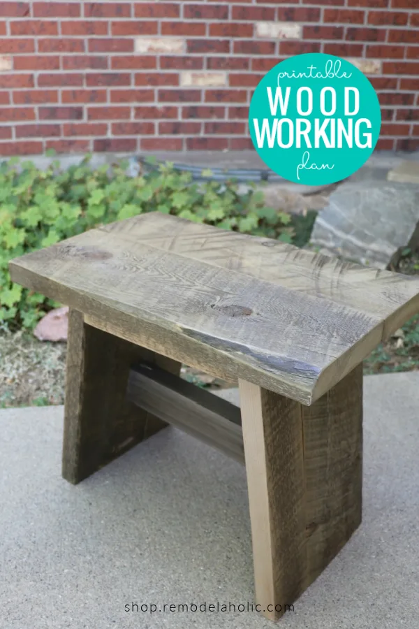 Easy DIY Wood Stool Woodworking Plans