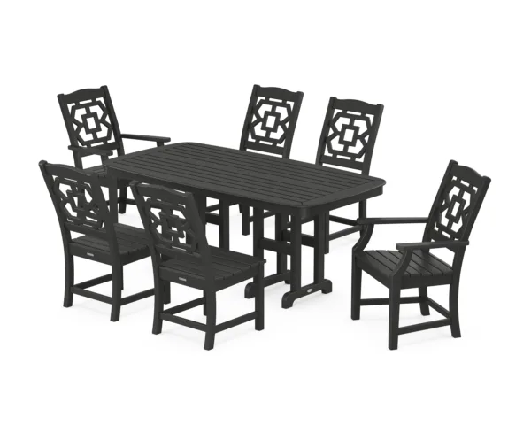 Martha Stewart by POLYWOOD Chinoiserie 7-Piece Dining Set
