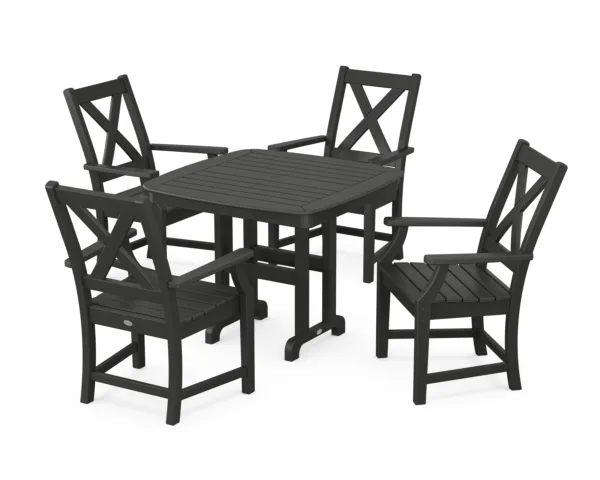 POLYWOOD Braxton 5-Piece Dining Set