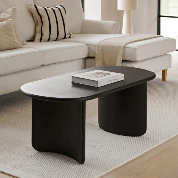 Outlet - Imogen Black Acacia Wood Coffee Table