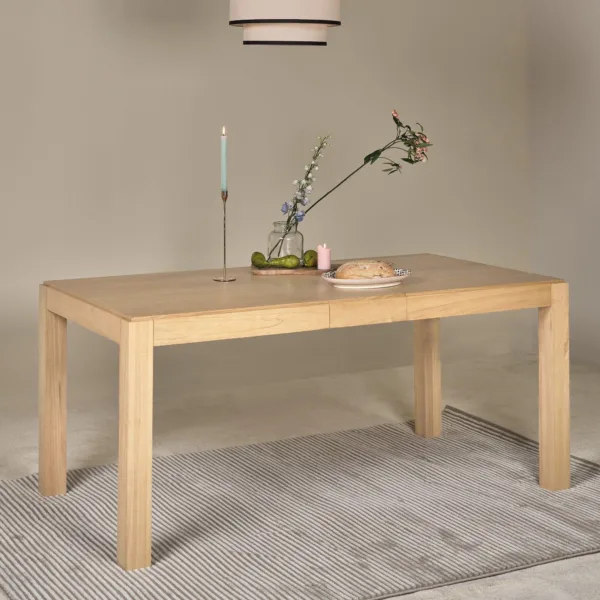 Magnus Pale Oak Dining Table - Extendable