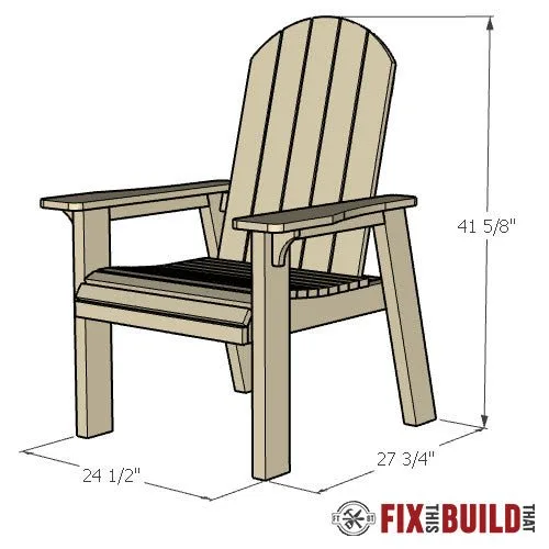 Modern Adirondack Chair