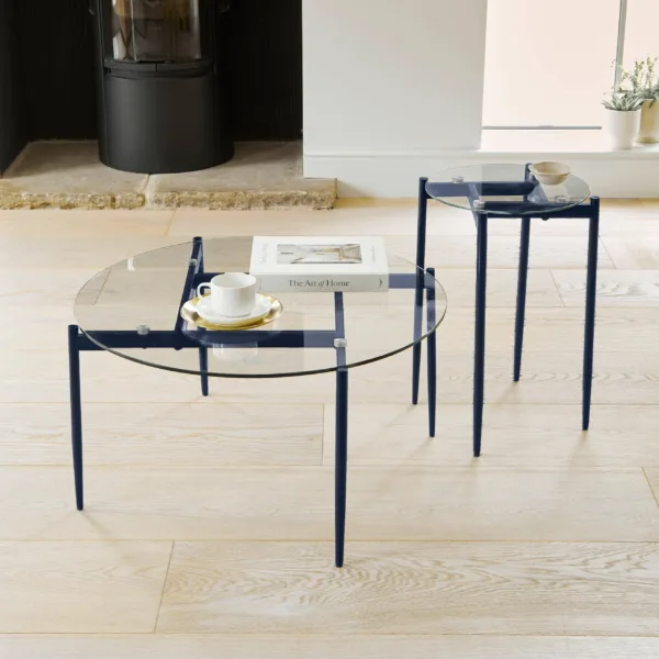 Oscar Nesting Coffee Table - Midnight Blue