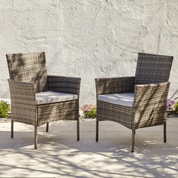 Outlet - 2 x Kemble/Marston Stackable Chair - Grey