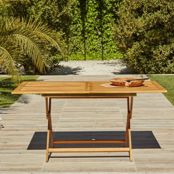 Outlet - Ashby 6 Seater Wooden Rectangular Folding Dining Table - 150Cm