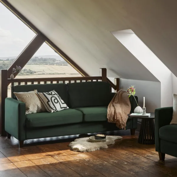 Outlet - Ava 3 Seater Sofa - Green