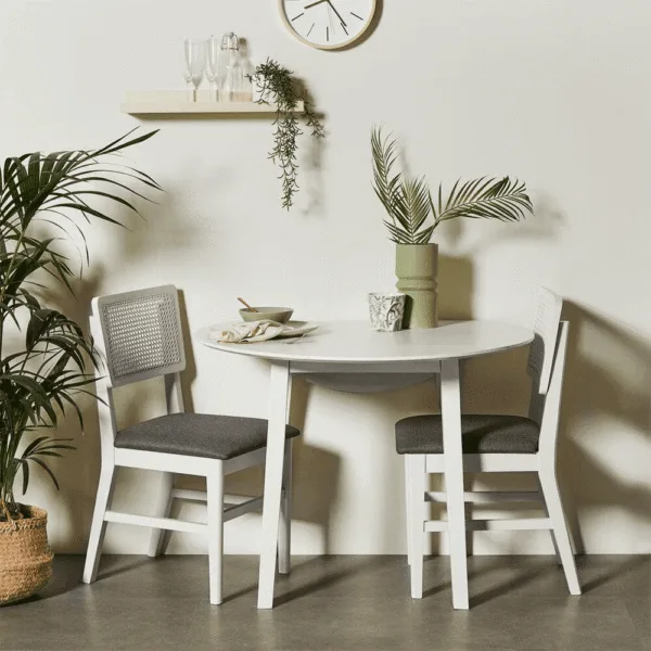 Outlet - Charlie Dining Chair - Set of 2 - White
