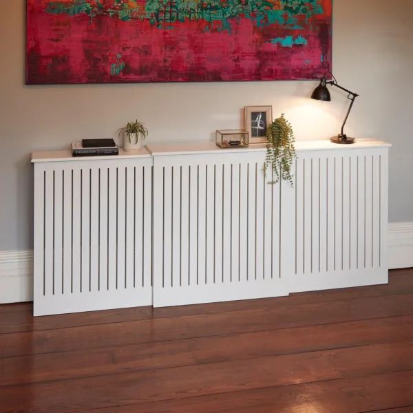 Outlet - Elspeth Extending Radiator Cover In Snow White