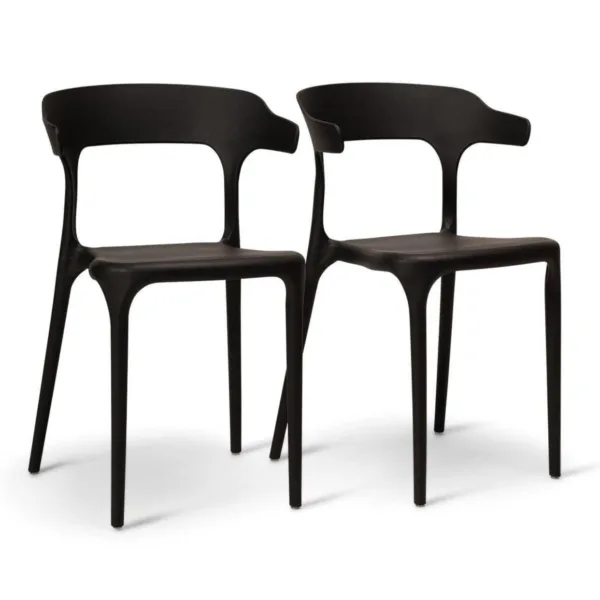 Finn Black Dining Chairs - Set of 2