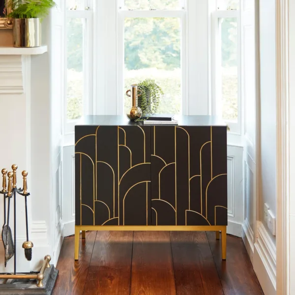 Outlet - Gatsby 2 Door Sideboard Noir Black