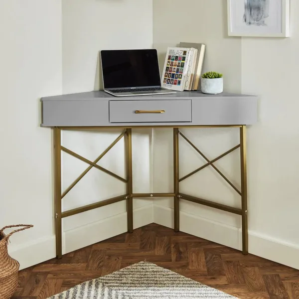 Outlet β Marie corner desk - grey
