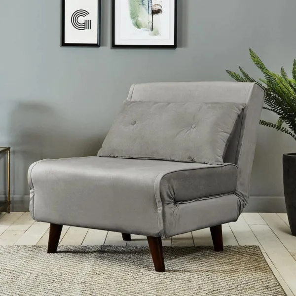 Outlet - Una Single Sofa Bed - Mist Grey