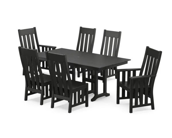 Martha Stewart by POLYWOOD Acadia 7-Piece Farmhouse Dining Set